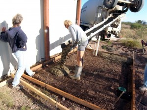 Starting the battery house