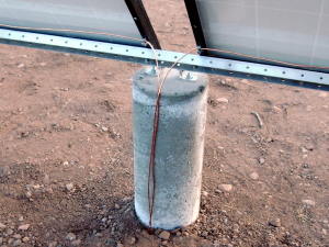 Ground wires attached